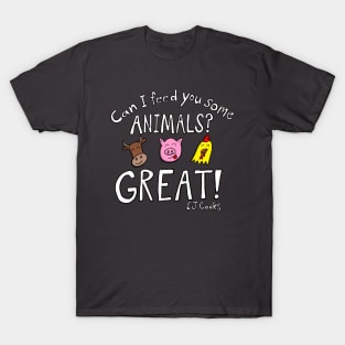 EJ Cooks: Can I Feed You Some Animals? T-Shirt